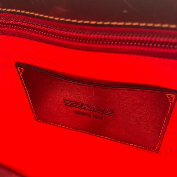 Dooney & Bourke Vintage Bubble Alto Mail Bag chocolate/espresso brown RARE! - Picture 8 of 8